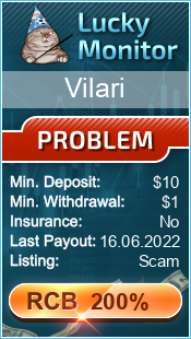 Vilari Monitored by LuckyMonitor.com