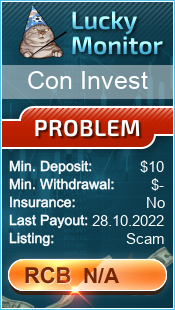 Con Invest Monitored by LuckyMonitor.com