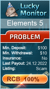 Elements 5 Monitored by LuckyMonitor.com