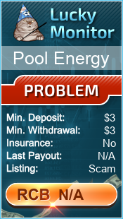 Pool Energy Monitored by LuckyMonitor.com