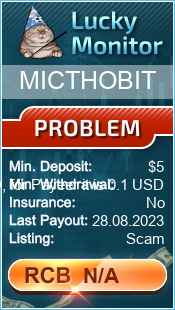 MICTHOBIT Monitored by LuckyMonitor.com