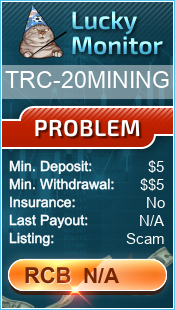 TRC-20MINING Monitored by LuckyMonitor.com