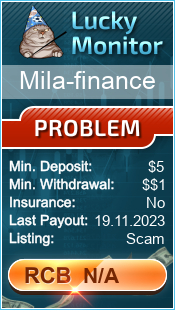 Mila-finance Monitored by LuckyMonitor.com