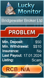 Bridgewater Broker Ltd Monitored by LuckyMonitor.com