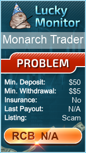 Monarch Trader Monitored by LuckyMonitor.com