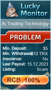 Ai Trading Technology Monitored by LuckyMonitor.com