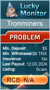 Tronminers Monitored by LuckyMonitor.com