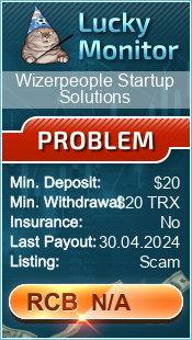 Wizerpeople Startup Solutions Monitored by LuckyMonitor.com