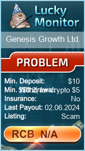 Genesis Growth Ltd Monitored by LuckyMonitor.com