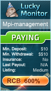 Mpi-management Monitored by LuckyMonitor.com